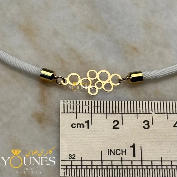 دستبند حبابی طلا لیزری